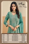 Aanaya Vol 243 By Dani Faux Georgette Gown With Dupatta Suppliers In India